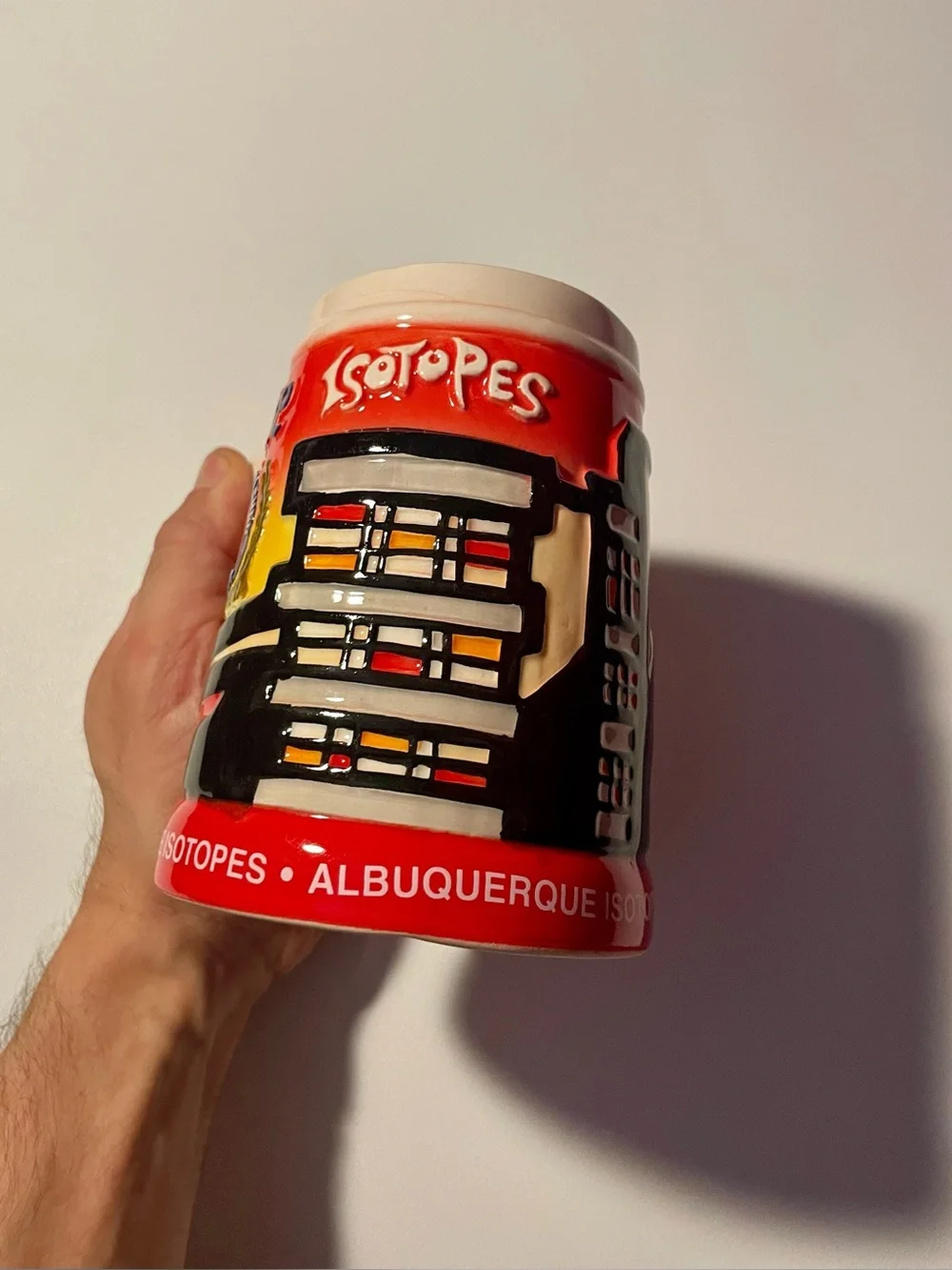 Albuquerque Isotopes Miller Lite Baseball Beer Stein - The Simpsons Inspired Mug